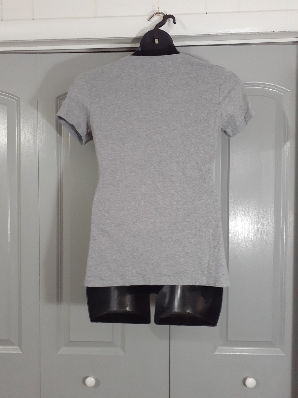 Graphic V-Neck Tee - "Today's Good Mood is Sponsored by Vodka" - Picture 4 of 4